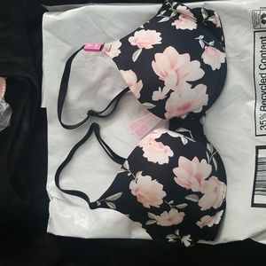 BNWT Victoria's Secret Pink Wear Everywhere Push Up Bra sz 36B